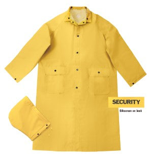 Raincoat, with SECURITY