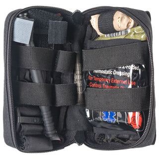 KIT, M-FAK BASIC w' COMBAT GAUZE - BLK