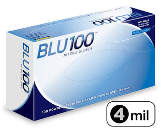 BLU100™ Nitrile Exam Gloves- Sold by the Case (10 boxes/case)