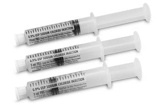 10mL Prefilled Saline IV Flush Syringe - 320/case--- 54 cents each!