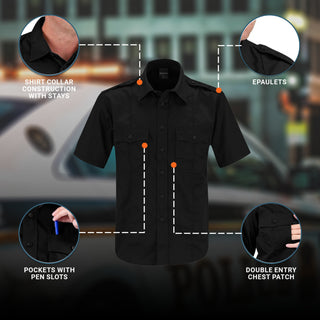 Propper Men's Duty Ripstop Short Sleeve Shirt