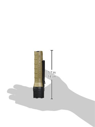 Streamlight 88615 PolyTac X USB 600-Lumen 11,485-Candela Professional Tactical LED Flashlight, Ten-TAP Programmable, Easy-Open Box, Coyote