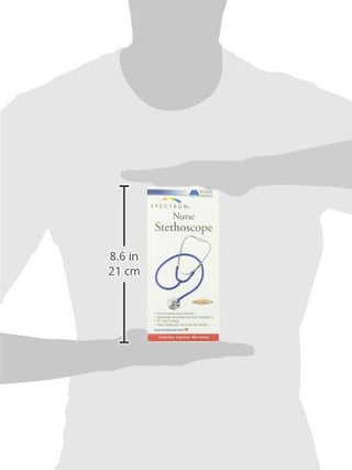 MABIS Spectrum Series Lightweight Nurse Stethoscope, Blue, 30 Inch