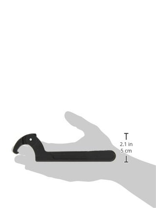 Williams JHW472 Adjustable Hook Spanner Wrench with Span Diameter of 1-1/4 to 3-Inch, Ideal for Adjusting Collars, Lock Nut Rings, and Bearings