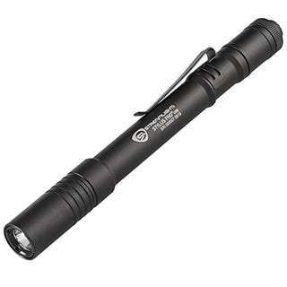 Streamlight 66134 Stylus Pro USB 350-Lumen Rechargeable White LED Pen Light for Inspectors, Law Enforcement, and Everyday Use with USB Cable, and Nylon Holster, Black