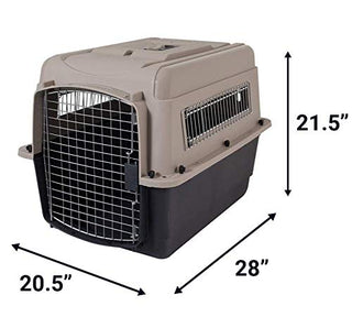 Petmate Ultra Vari Dog Kennel for Small to Medium Dogs (Durable, Heavy Duty Dog Travel Crate, Made with Recycled Materials, 28 in. Long) 25 to 30 lbs, Made in USA
