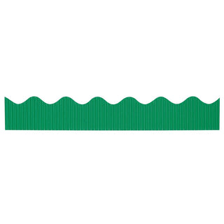 Solid Color Bordette Decorative Borders Emerald Green