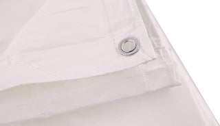 Kotap 15 x 20 Ft. Fire-Retardant Tarp for Construction Job Sites Requiring Tarpaulin, White (FR-1520)