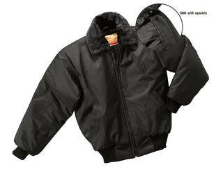 Security Bomber w/epaulets (506MBK)