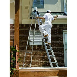 Louisville Ladder 8-Foot Aluminum Step Ladder, 300-Pound Load Capacity, Type IA, AS3008