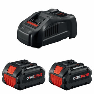 Bosch GXS18V-20N26 18V Starter Kit with (2) CORE18V® 6 Ah High Power Batteries and (1) 18V Fast Battery Charger