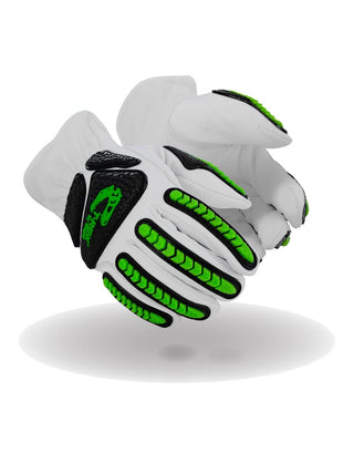MAGID T-REX Rebel Series ANSI A6 Goatskin Para-Aramid Impact Gloves, 1 Pair, 11/2XL (TRX814)
