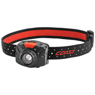 Coast FL70 650 Lumen LED Headlamp with Pure Beam, Twist Focus