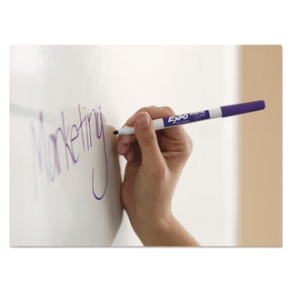 EXPO Dry Erase Markers, Low Odor Ink, Black, Fine Tip, 12 Count - Whiteboard, Calendar, Organization, Essential Supplies for Office, School, Classroom, Teachers