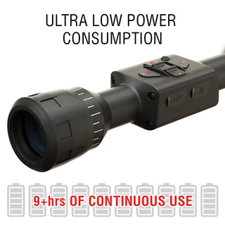 ATN Thor LTV Ultra Light Thermal Hunting Scope, 4K+ 4056x3040 Thermal Sensor, 4K Video Record, One Shot Zero, 10h+ Battery Power