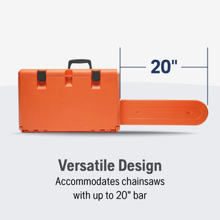Husqvarna Powerbox Carrying Chainsaw Case, Compatible with 455 Rancher, 460, 372XP and 575XP for Accessories, Filing Equipment and Oil, Hard Case, Gifts For Men, 100000107