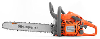 Husqvarna 440 Gas Chainsaw, 40-cc 2.4-HP, 2-Cycle X-Torq Engine, 18 Inch Chainsaw with Smart Start, For Wood Cutting and Tree Trimming, 970612318, Orange