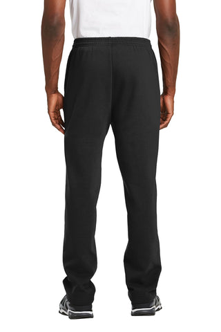 SPORT-TEK Unisex Open Bottom Sweatpants | Lightweight Fleece Sweatpants for Men & Women, Casual Pants for Gym & Everyday Wear