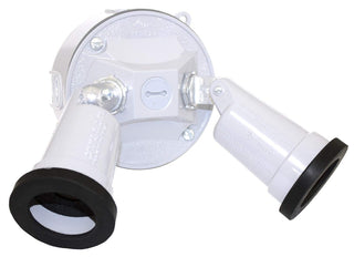 Sigma Engineered Solutions Weatherproof 16795WH Round Floodlight Kit, White