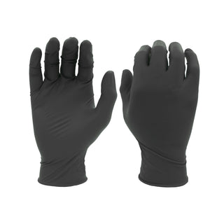 SHOWA 7700PFT Sustainable EBT Latex-Free, Powder-Free, Accelerator-Free, Nitrile Disposable Single Use Safety Gloves, 4 Mil, 9.5" Length, Large (1 Box/50 Gloves)