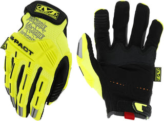 Mechanix Wear Hi-Viz M-Pact Gloves - High-Visibility Impact Gloves - For Builders Safety - For Construction - Vibration Absorbing - Touchscreen Compatible - Fluorescent Yellow - X-Large