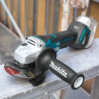 Makita XAG11Z 18V LXT® Lithium-Ion Brushless Cordless 4-1/2” / 5" Paddle Switch Cut-Off/Angle Grinder, with Electric Brake, Tool Only