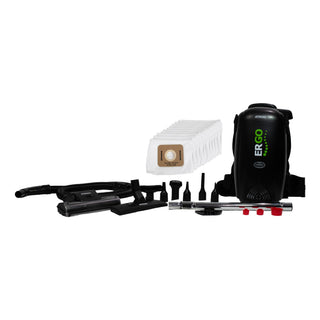 Atrix Ergo Backpack Canister Vacuum, Portable Cleaner with Attachments for Professional and Residential Use, VACBP10 Premium Bundle