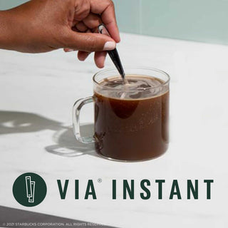 Starbucks VIA Instant Coffee, Medium Roast Coffee, Pike Place Roast, 100% Arabica, Single-Serve, 1 Box (50 Packets)