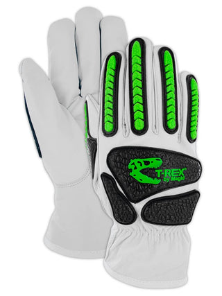 MAGID T-REX Rebel Series ANSI A6 Goatskin Para-Aramid Impact Gloves, 1 Pair, 11/2XL (TRX814)