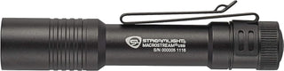 Streamlight 66320 MacroStream USB 500-Lumen 2000-Candela Rechargeable EDC Compact LED Flashlight with USB Cable, Black