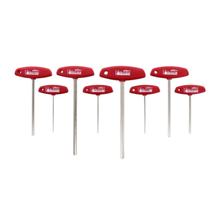 Wiha 33493 8-Piece 2.0-10mm Metric Sizes T-Handle Hex Driver