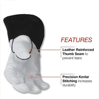 Lincoln Electric Grain Leather TIG Welding Gloves | High Dexterity | Large | K2981-L, White, Black