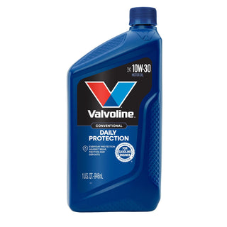Valvoline Daily Protection SAE 10W-30 Conventional Motor Oil 1 QT, Case of 6