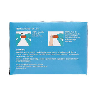 Medline Safety Lancets, Pressure Activation, 21G x 2.2 mm, 200 Count