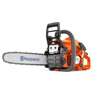 Husqvarna 135 Mark II Gas Powered Chainsaw, 38-cc 2.1-HP, 2-Cycle X-Torq Engine, 16 Inch Chainsaw with Automatic Oiler, For Wood Cutting and Tree Pruning, Gifts For Men