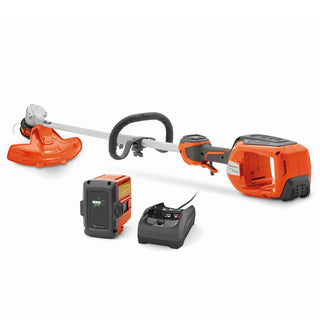 Husqvarna WeedEater 320iL Cordless String Trimmer with 4 Ah Battery and Charger, 16-Inch Straight Shaft Electric Weed Eater with Rapid Replace Trimmer Head for Reloading, Gifts for Men, 970480104