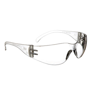 3M Safety Glasses, Virtua, 20 Pair, ANSI Z87, Unisex, Anti-Fog, Scratch Resistant, Clear Lens, Clear Frame, Affordable Eye Protection, Lightweight, Wraparound Coverage