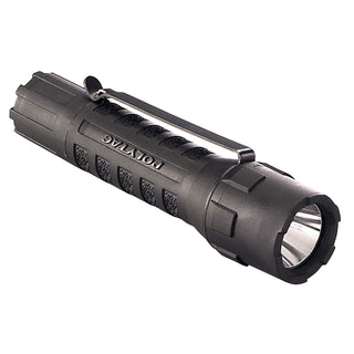 Streamlight 88850 PolyTac 600-Lumen 11500-Candela Tactical LED Flashlight, Ten-TAP Programmable, Clear Retail Packaging, Black
