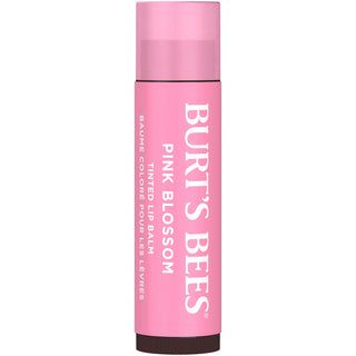 Burt's Bees Lip Tint Balm, Mothers Day Gifts, with Long Lasting 2 in 1 Duo Tinted Balm Formula, Color Infused with Deeply Hydrating Shea Butter for a Natural Buildable Finish, Pink Blossom (2-Pack)