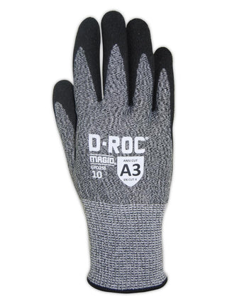 MAGID Griffin Gear ANSI A3 Hyperon Blended Sandy Nitrile Coated Work Gloves, 12 Pairs, Size 8/Medium, GPD255