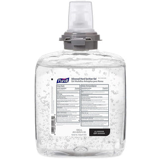 Purell Advanced Hand Sanitizer Gel, 1200 mL Sanitizer Refill TFX Touch-Free Dispenser (Pack of 4) - 5456-04