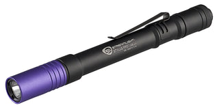 Streamlight 66149 Stylus Pro USB 400nm UV Rechargeable Penlight with - Cord and Nylon Holster, Black