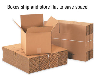 BOX USA Shipping Boxes Large 14"L x 14"W x 40"H 15-Pack, Cardboard Box for Shipping, Moving, Mailing, Packing, Packaging and Storage