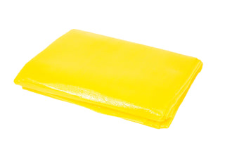 Primacare CB-6821 Disposable Transport Emergency Blanket, Lightweight and Warerproof, Blanket for Outdoors, Camping, First Aid, Hiking, Survival, 60” x 90”, Yellow