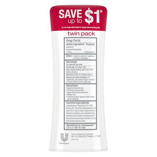 Dove Advanced Care Antiperspirant Deodorant for Women Twin Pack Revive 72 hour sweat and odor protection 2.6 oz (Packaging May Vary)