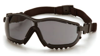 Pyramex Safety Pyramex V2G Safety Glasses, Black Frame/Gray Anti-Fog Lens
