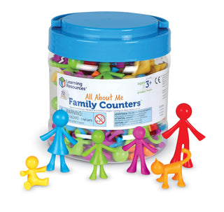 Learning Resources All About Me Family Counters - Toddler Sensory Toys, Preschool Activities, Classroom Must Haves, Math Manipulatives, Social Emotional Games, Fine Motor Skills, Color Sorting