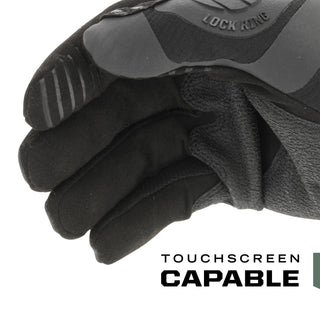 Mechanix Wear: M-Pact Covert Tactical Gloves with Secure Fit, Touchscreen Capable Safety Gloves for Men, Work Gloves with Impact Protection and Vibration Absorption (Black, X-Large)