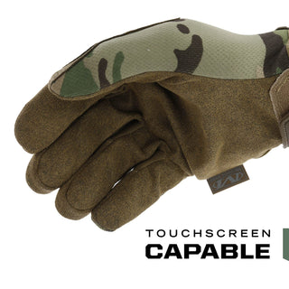 Mechanix Wear: The Original MultiCam Tactical Work Gloves with Secure Fit, Flexible Grip for Multi-purpose Use, Durable Touchscreen Safety Gloves for Men (Small, MultiCam)