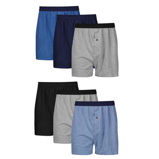 Hanes Mens Comfortsoft With Comfort Flex Waistband, Multiple Packs Available Boxer Shorts, Assorted - 6 Pack, Large US